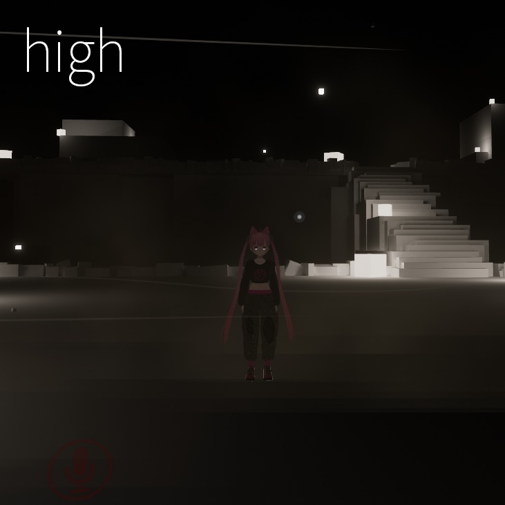 【VRC想定】風範囲エフェクト(強さ3段階セット)