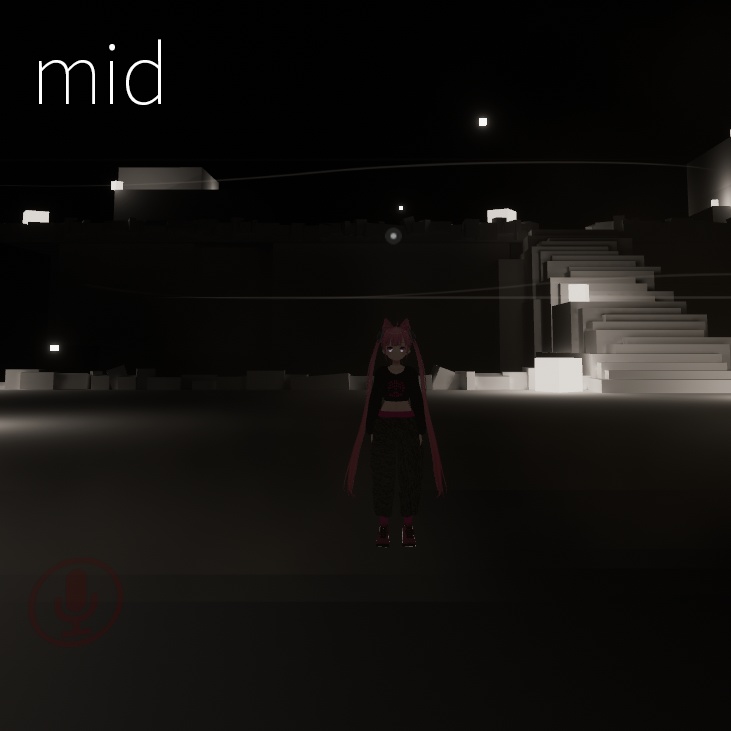 【VRC想定】風範囲エフェクト(強さ3段階セット)