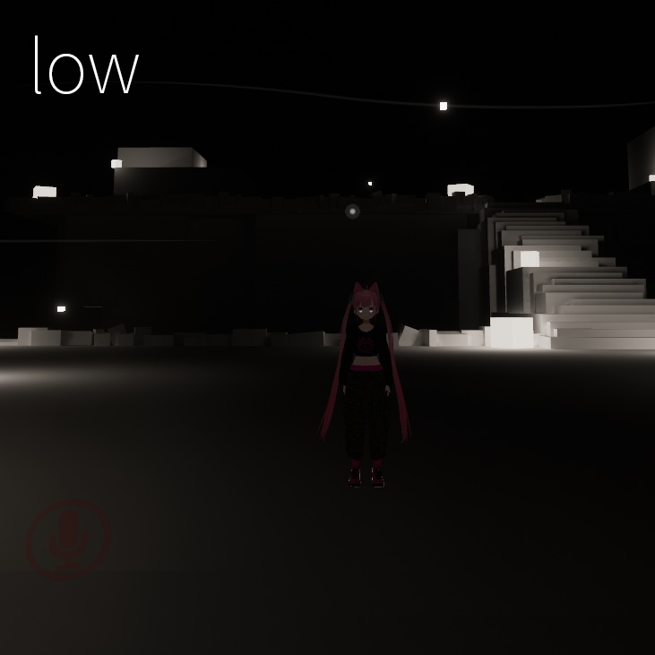 【VRC想定】風範囲エフェクト(強さ3段階セット)