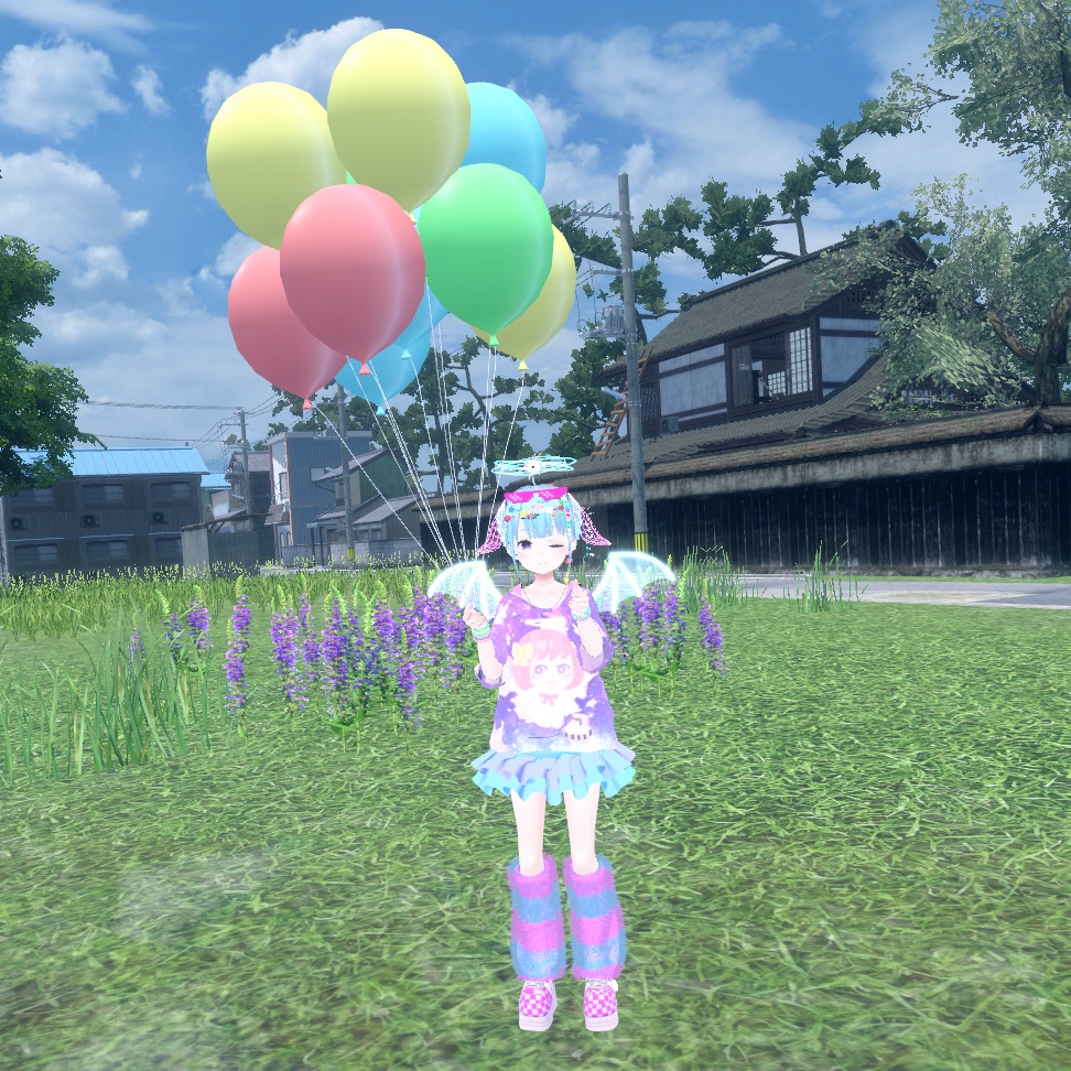【VRC想定】風船&飛行ユニット / Balloon Fly