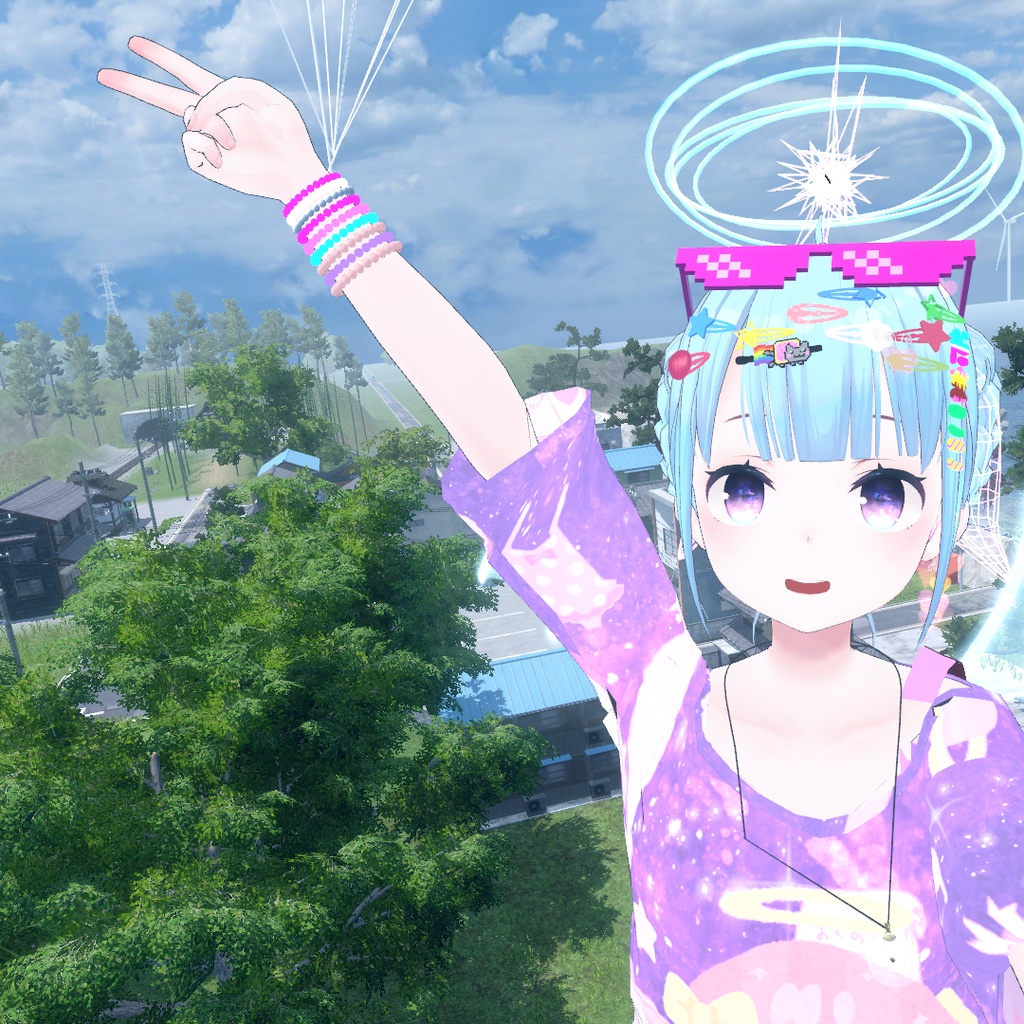 【VRC想定】風船&飛行ユニット / Balloon Fly