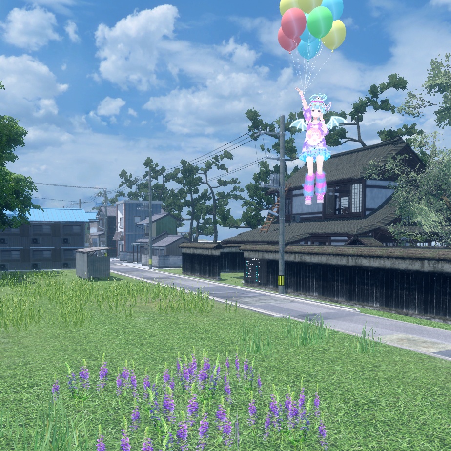【VRC想定】風船&飛行ユニット / Balloon Fly