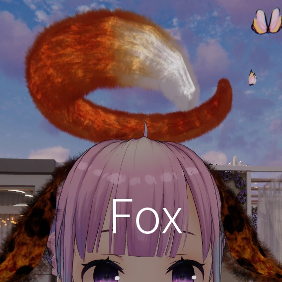 【VRC想定】アニマルテイル天使の輪(全10種類)Animal Tail HALO