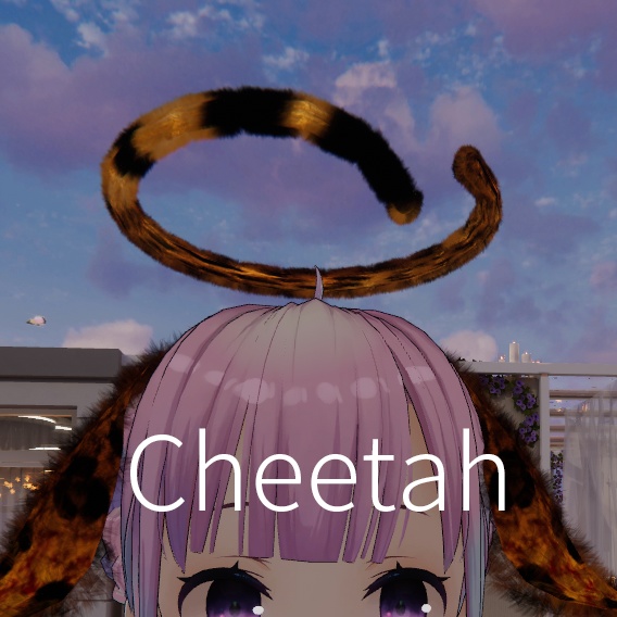 【VRC想定】アニマルテイル天使の輪(全10種類)Animal Tail HALO