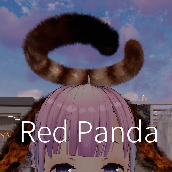 【VRC想定】アニマルテイル天使の輪(全10種類)Animal Tail HALO