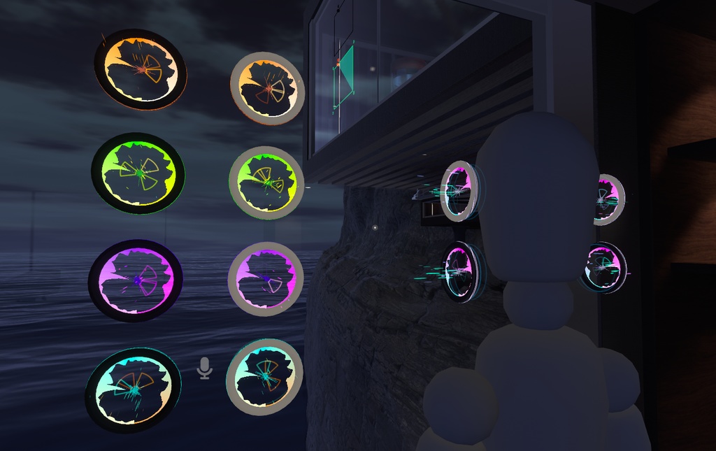 【VRC想定】サイバーヘッドホン2.0(全10種セット)Cyber Headphone 2.0