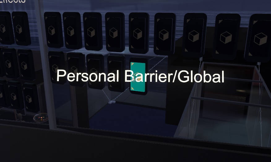 【VRC想定】パーソナルバリア3点セット(Personal Barrier)