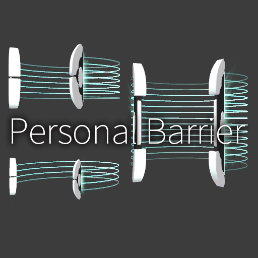 【VRC想定】パーソナルバリア3点セット(Personal Barrier)