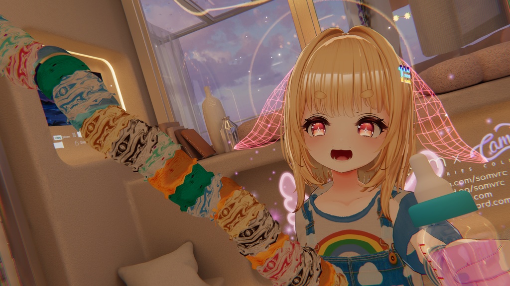 【VRC想定】10段アイスクリーム(PB,AudioLink対応)