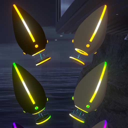 【VRC想定】サイバーうさ耳(全10種セット)Cyber Usamimi