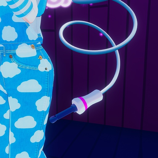 【VRC想定】ケーブルツインテール(Cable Twin Tail)