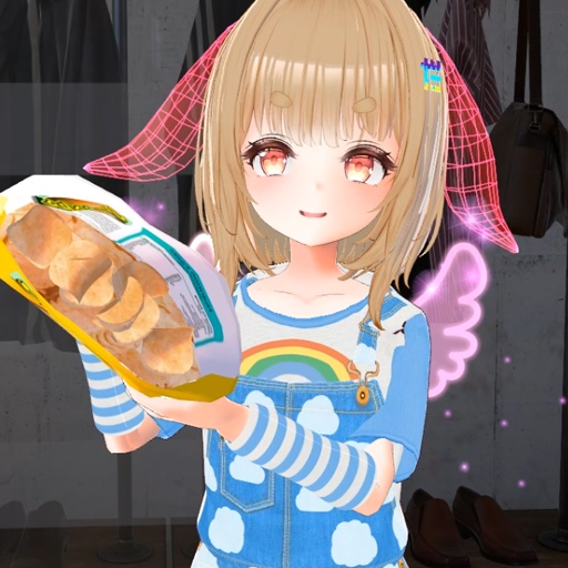 【VRC想定】ポテトチップス(アバター組込み用) / Crisps