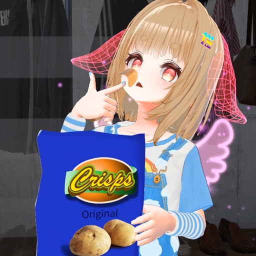 【VRC想定】ポテトチップス(アバター組込み用) / Crisps