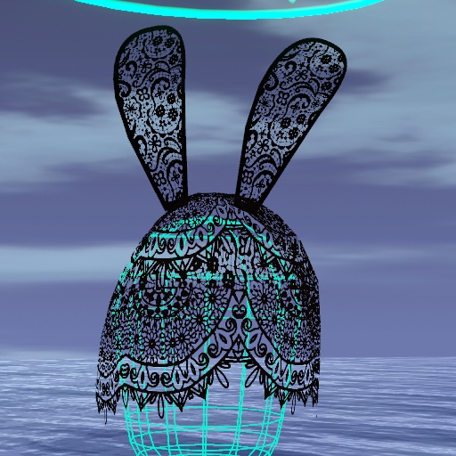 【VRC想定】レースうさ耳 / Lace Usamimi