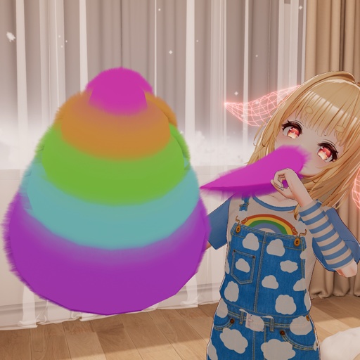 【VRC想定】SNS映えわたあめ / Cotton Candy