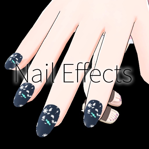 【VRC想定】ネイルエフェクト【アニメーション200種類セット】 / Nail Effect