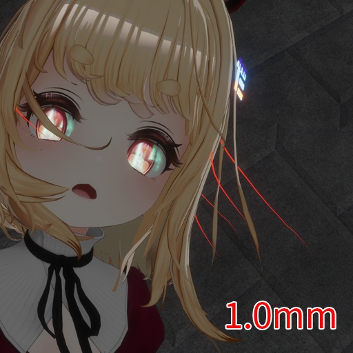 【VRC想定】ラインヘアー / Line Hair