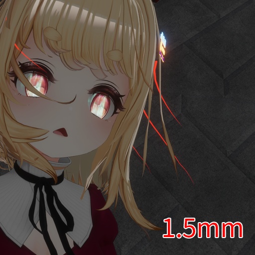 【VRC想定】ラインヘアー / Line Hair