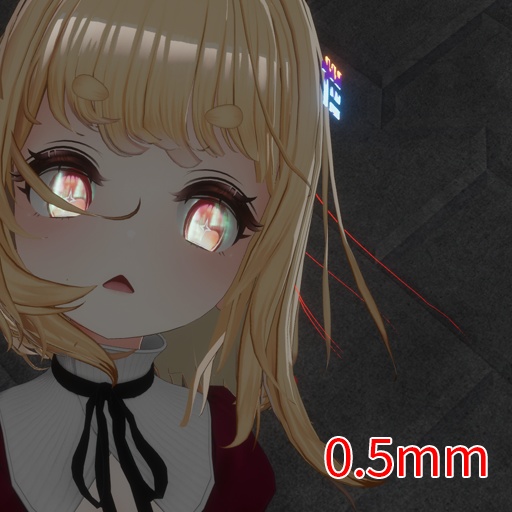 【VRC想定】ラインヘアー / Line Hair