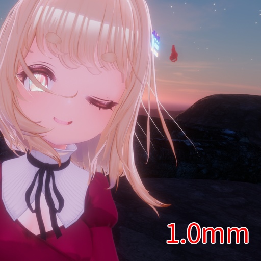 【VRC想定】ラインヘアー / Line Hair