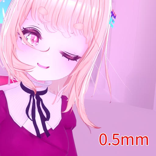 【VRC想定】ラインヘアー / Line Hair