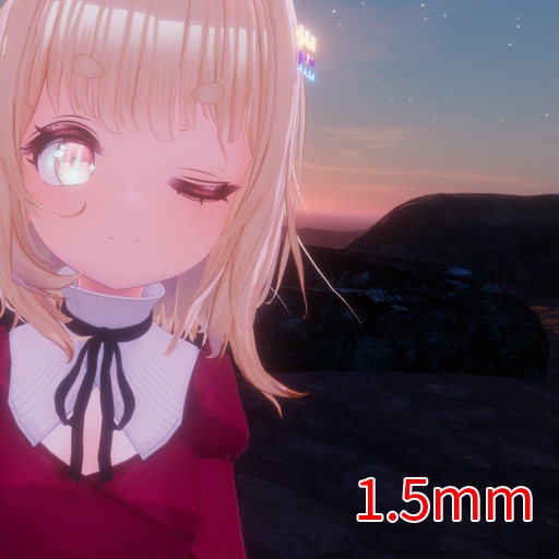 【VRC想定】ラインヘアー / Line Hair