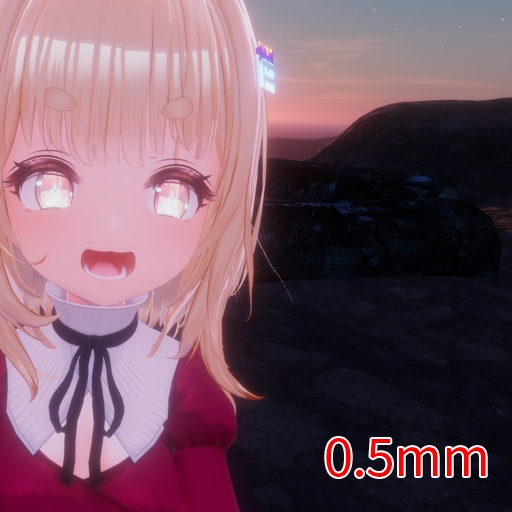 【VRC想定】ラインヘアー / Line Hair