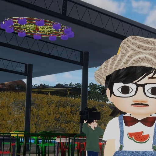 【VRC想定】観覧車天使の輪(蕎麦屋スイッチver) / Ferris Wheel Halo