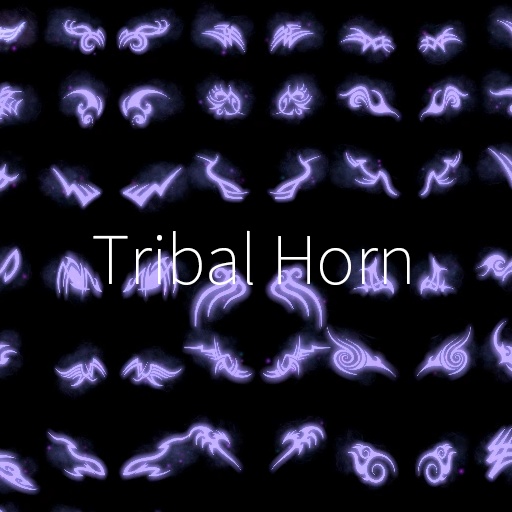 【VRC想定】トライバルホーン【58種類セット】 / Tribal Horn