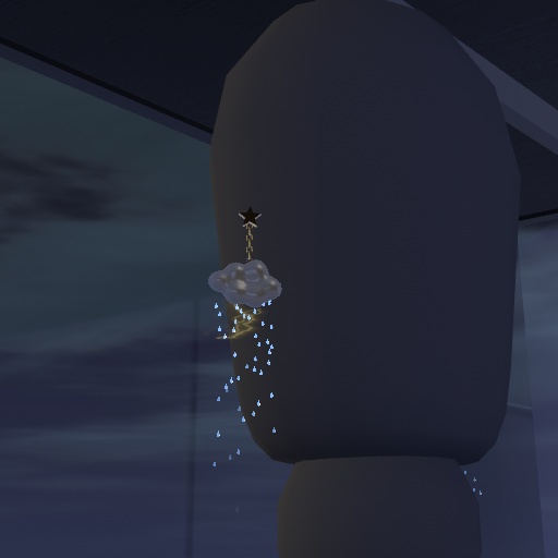 【VRC想定】クラウドイヤリング / Cloud Earrings