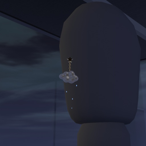 【VRC想定】クラウドイヤリング / Cloud Earrings