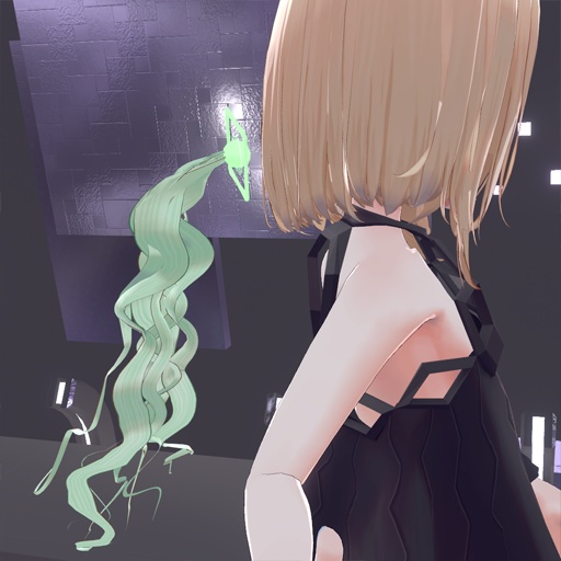 【VRC想定】ウィッグユニット / Wig Unit