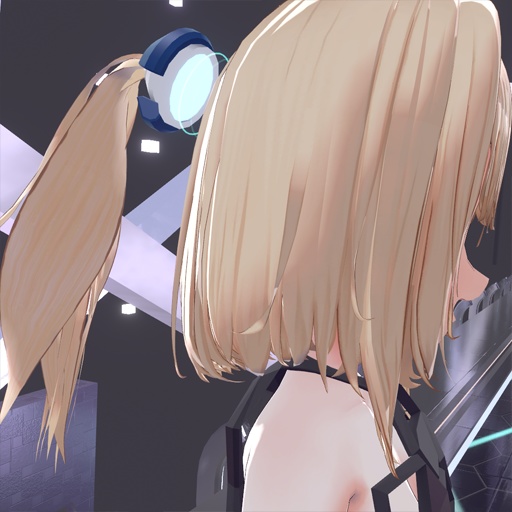 【VRC想定】ウィッグユニット / Wig Unit