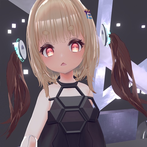 【VRC想定】ウィッグユニット / Wig Unit