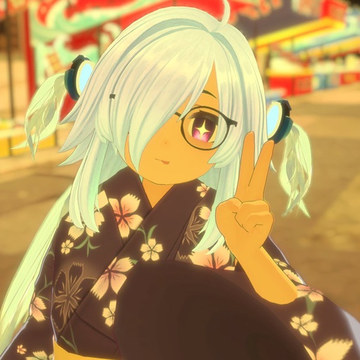 【VRC想定】ウィッグユニット / Wig Unit