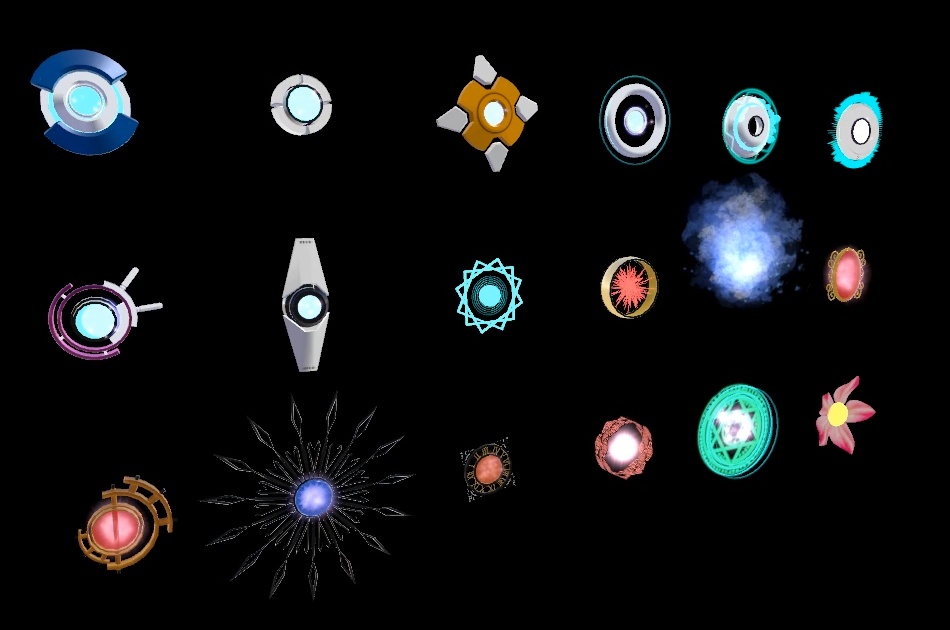 【VRC想定】ウィッグユニット / Wig Unit