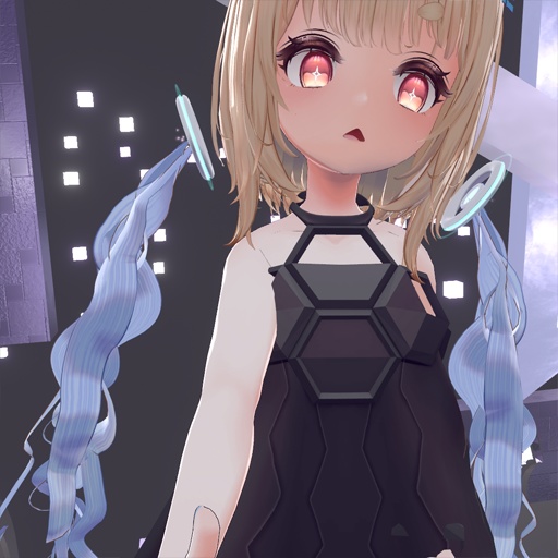 【VRC想定】ウィッグユニット / Wig Unit