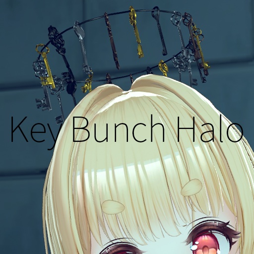 【VRC想定】鍵束天使の輪 / Key Bunch Halo