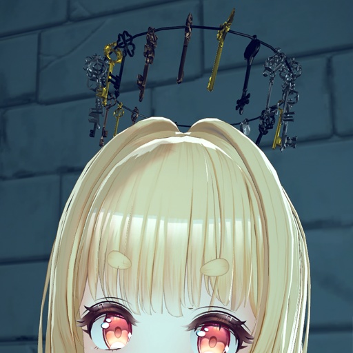 【VRC想定】鍵束天使の輪 / Key Bunch Halo