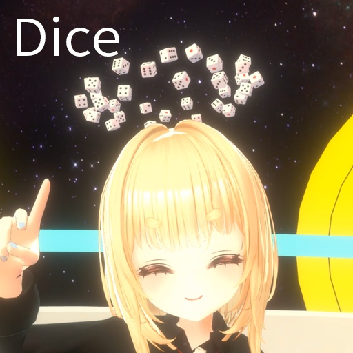 【VRC想定】サイコロ&ジグソーパズル天使の輪 / Dice&Jigsaw Puzzle Halo