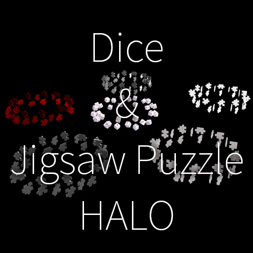 【VRC想定】サイコロ&ジグソーパズル天使の輪 / Dice&Jigsaw Puzzle Halo