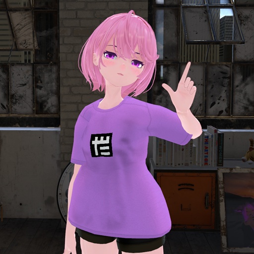 【VRC想定-AAF対応】T-shirts(マテリアル150種・配布可)