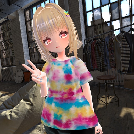 【VRC想定-AAF対応】T-shirts(マテリアル150種・配布可)