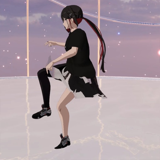 【VRC想定-AAF対応】フレアスカート(マテリアル77種)