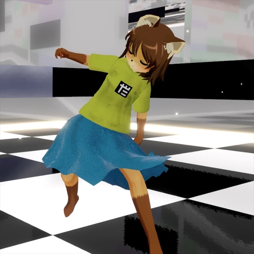 【VRC想定-AAF対応】フレアスカート(マテリアル77種)