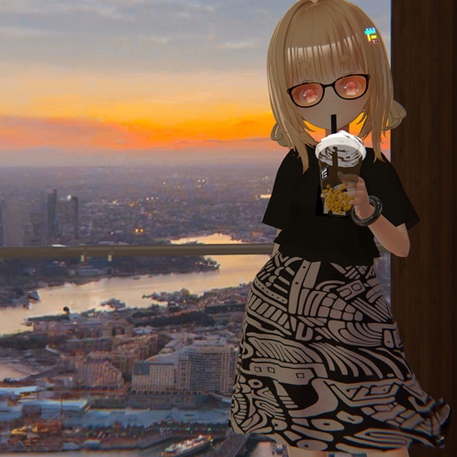 【VRC想定-AAF対応】フレアスカート(マテリアル77種)