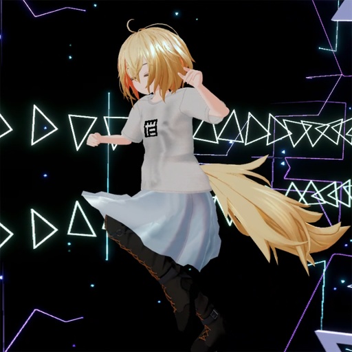 【VRC想定-AAF対応】フレアスカート(マテリアル77種)