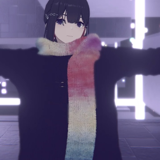 【VRC想定-AAF対応】マフラー(マテリアル54種)