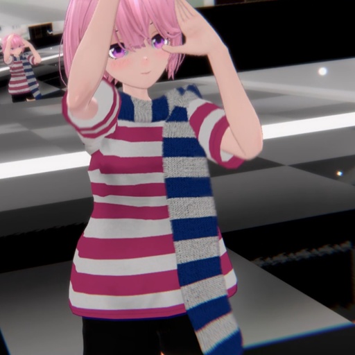 【VRC想定-AAF対応】マフラー(マテリアル54種)