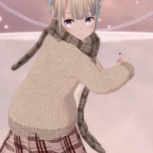 【VRC想定-AAF対応】マフラー(マテリアル54種)